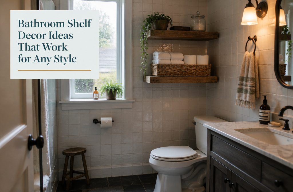 14 Bathroom Shelf Decor Ideas That Work for Any Style