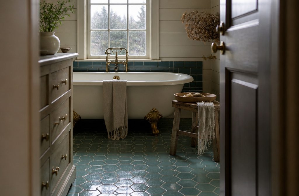 10 Coastal Farmhouse Bathroom Ideas Worth Stealing
