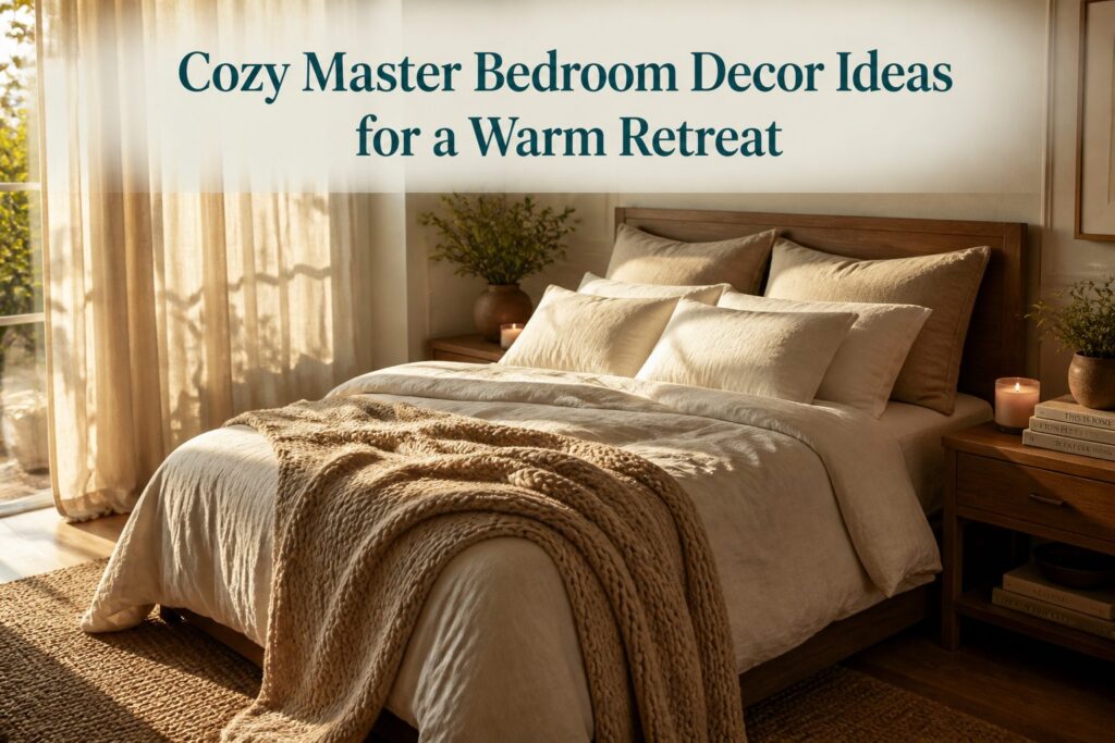 11 Cozy Master Bedroom Decor Ideas for a Warm Retreat