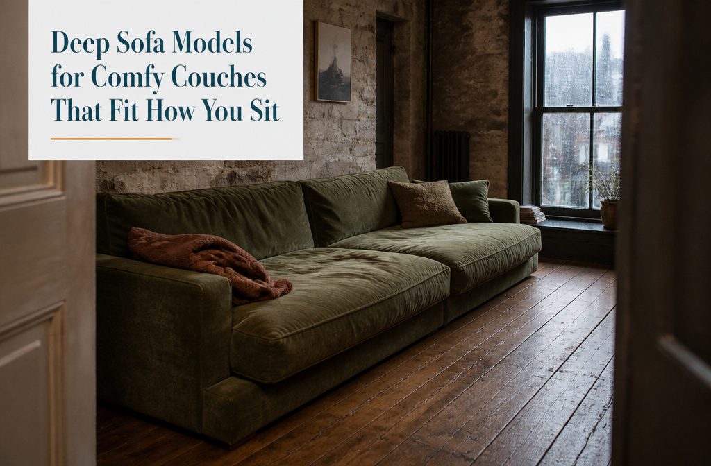 13 Deep Sofa Models for Comfy Couches That Fit How You Sit
