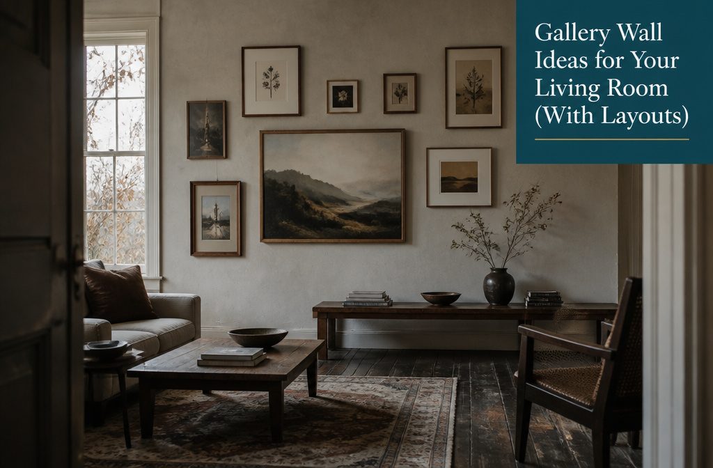 6 Gallery Wall Ideas for Your Living Room (With Layouts)