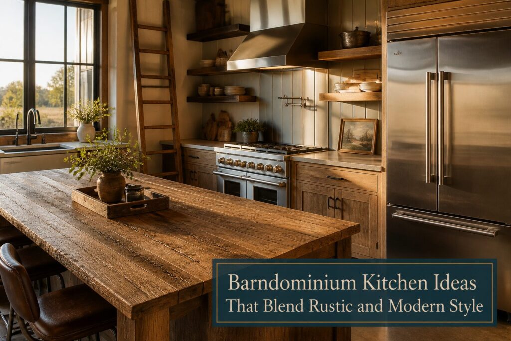 14 Barndominium Kitchen Ideas That Blend Rustic and Modern Style
