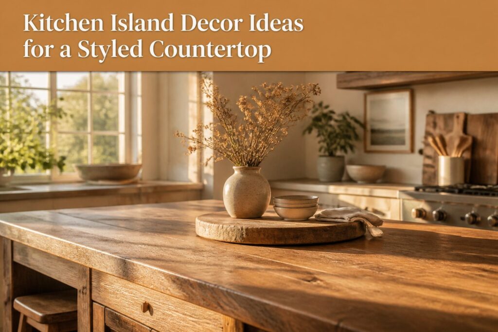 10 Kitchen Island Decor Ideas for a Styled Countertop