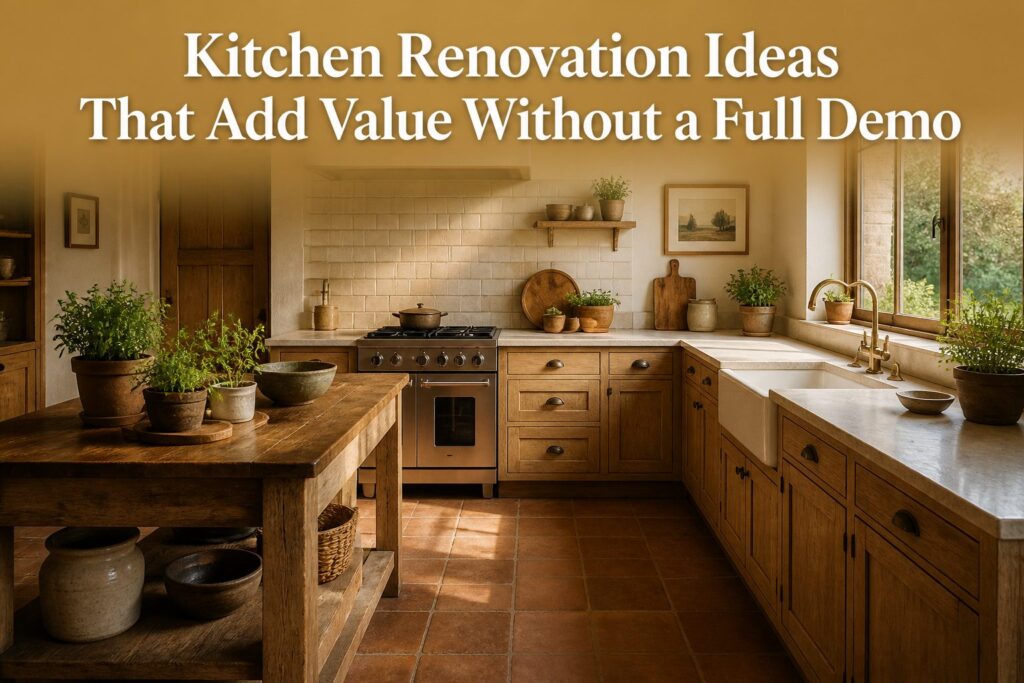 10 Kitchen Renovation Ideas That Add Value Without a Full Demo