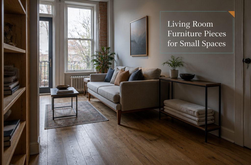 10 Living Room Furniture Pieces for Small Spaces