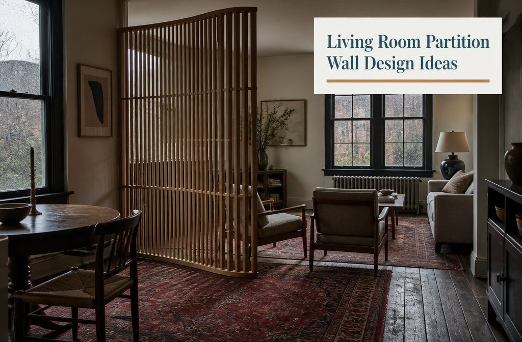 15 Living Room Partition Wall Design Ideas for 2026