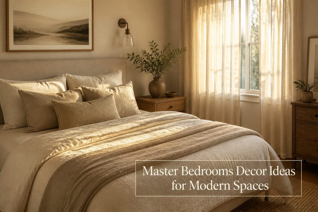 10 Master Bedrooms Decor Ideas for Modern Spaces