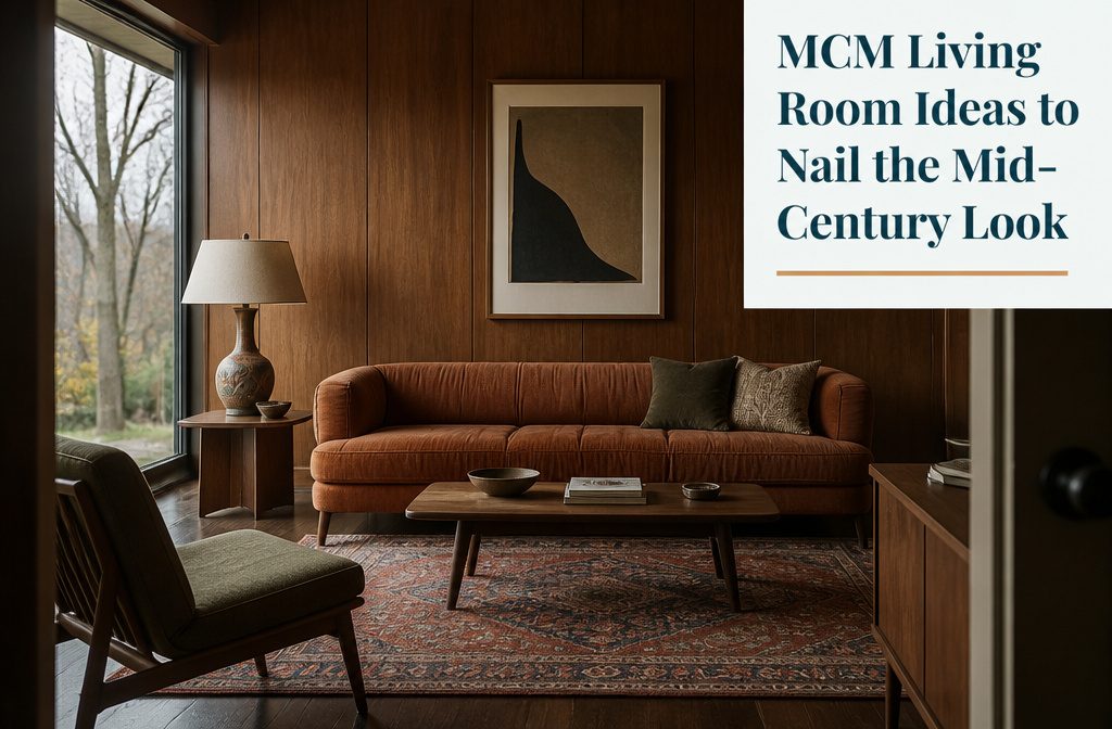 10 MCM Living Room Ideas to Nail the Mid-Century Look