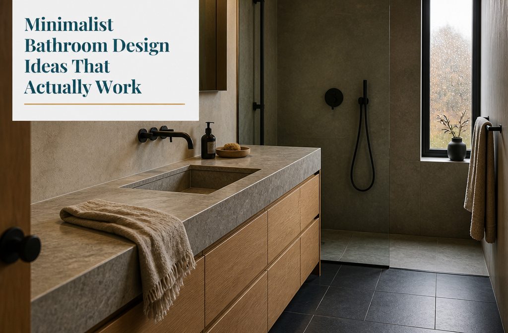 12 Minimalist Bathroom Design Ideas That Actually Work