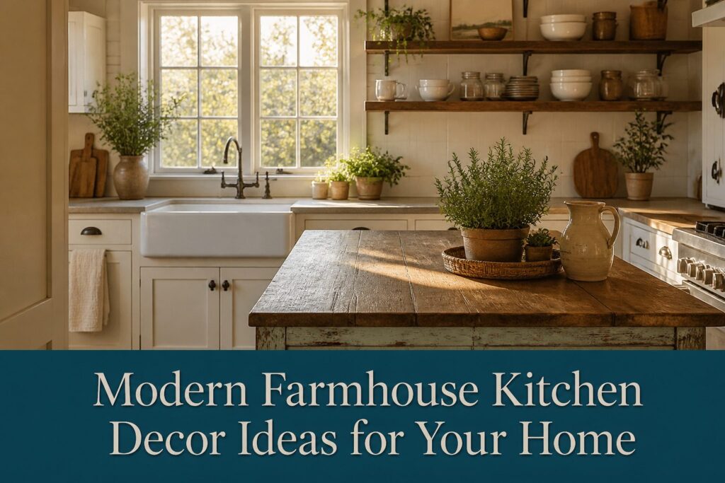 15 Modern Farmhouse Kitchen Decor Ideas for Your Home