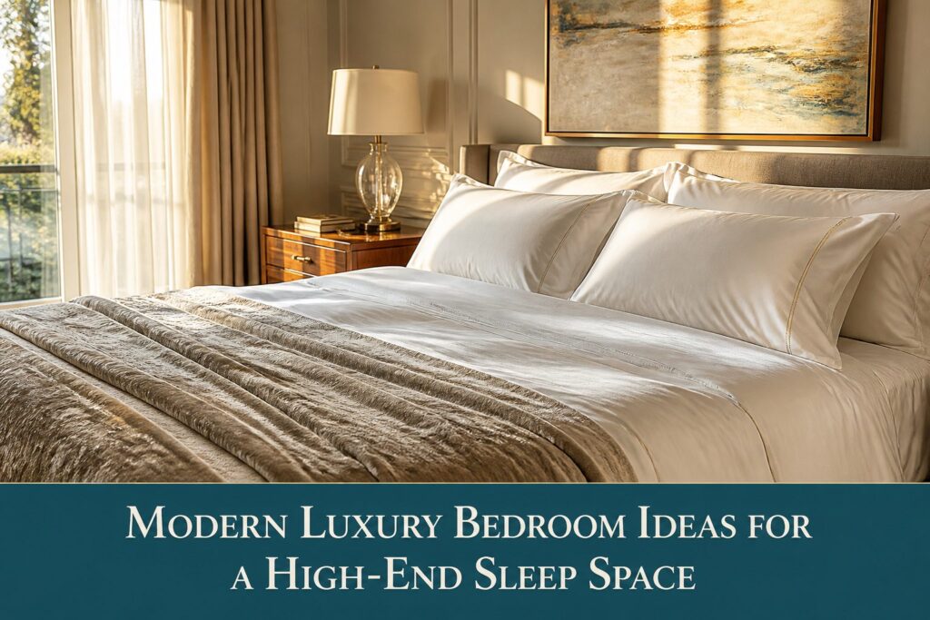 8 Modern Luxury Bedroom Ideas for a High-End Sleep Space