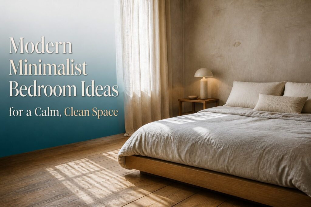 12 Modern Minimalist Bedroom Ideas for a Calm, Clean Space