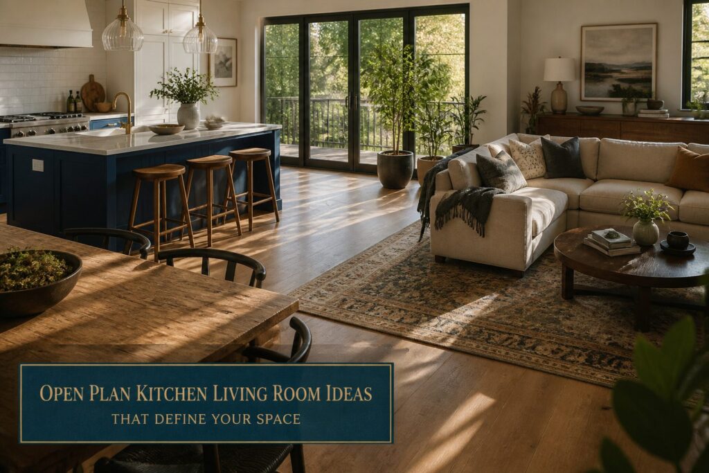 10 Open Plan Kitchen Living Room Ideas That Define Your Space