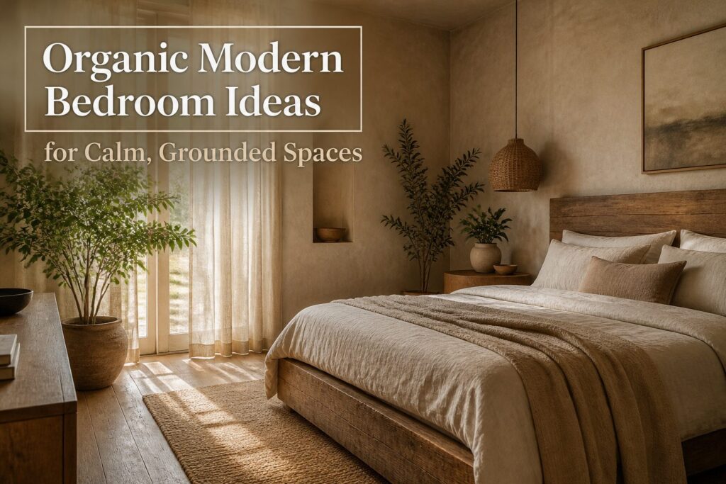 15 Organic Modern Bedroom Ideas for Calm, Grounded Spaces