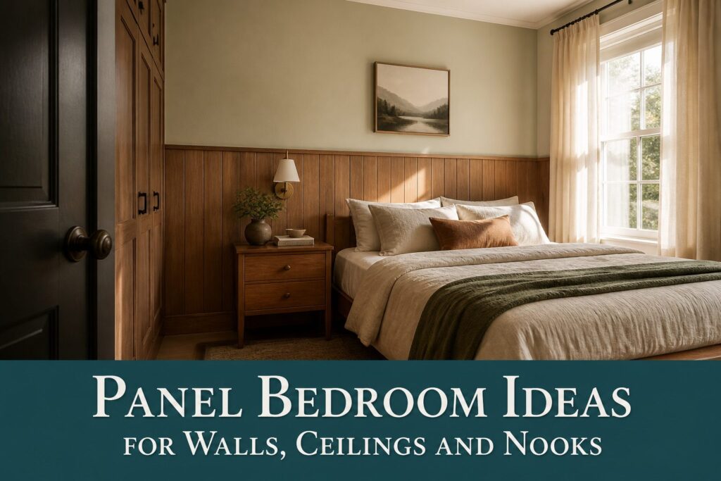 15 Panel Bedroom Ideas for Walls, Ceilings and Nooks