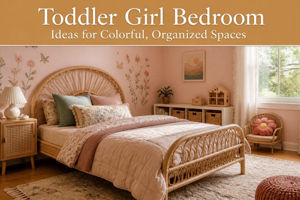 10 Toddler Girl Bedroom Ideas for Colorful, Organized Spaces