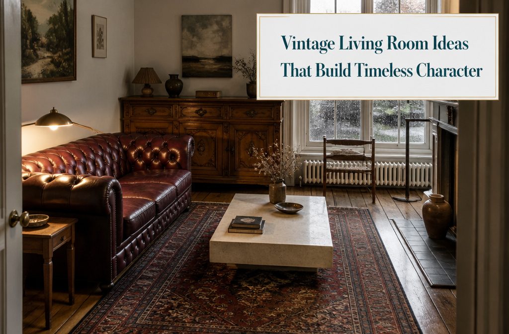 10 Vintage Living Room Ideas That Build Timeless Character